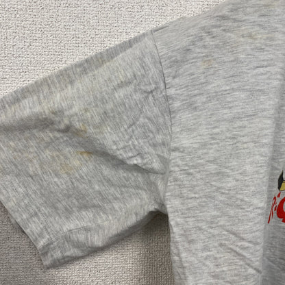 ～00s　XFer　アイスベアレンレーゲンスブルク　半袖Tシャツ　アイスホッケー　ユーロ　霜降りグレー　Lサイズ