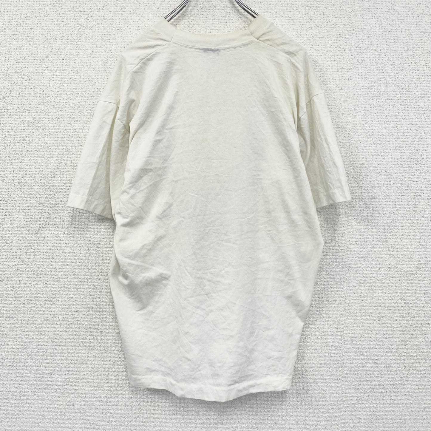 90s　SCREEN STARS BEST　ハリケーンアンドリュー　半袖プリントTシャツ　ホワイト　XLサイズ