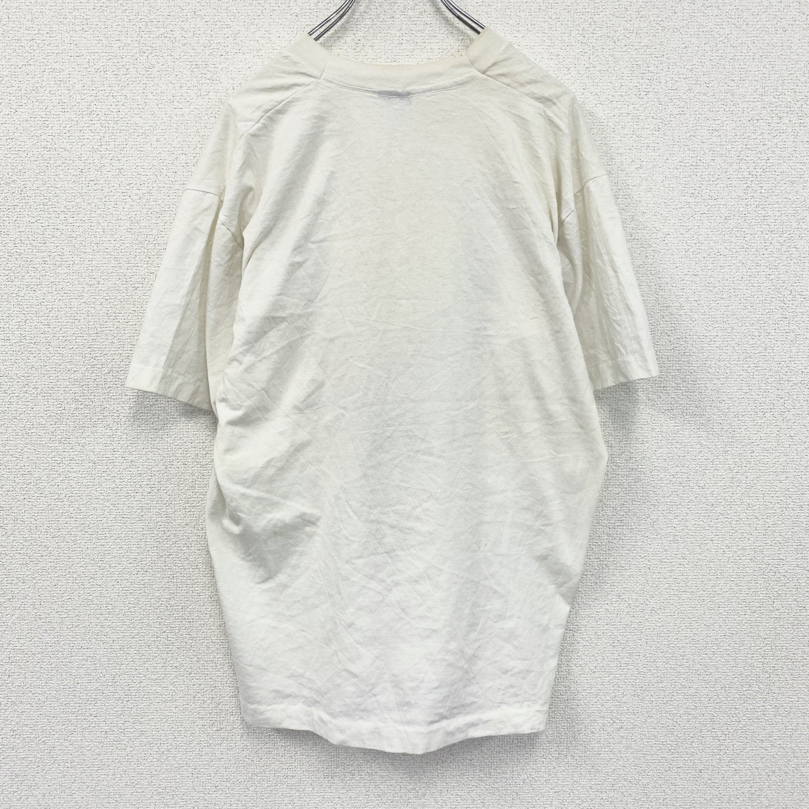 90s　SCREEN STARS BEST　ハリケーンアンドリュー　半袖プリントTシャツ　ホワイト　XLサイズ