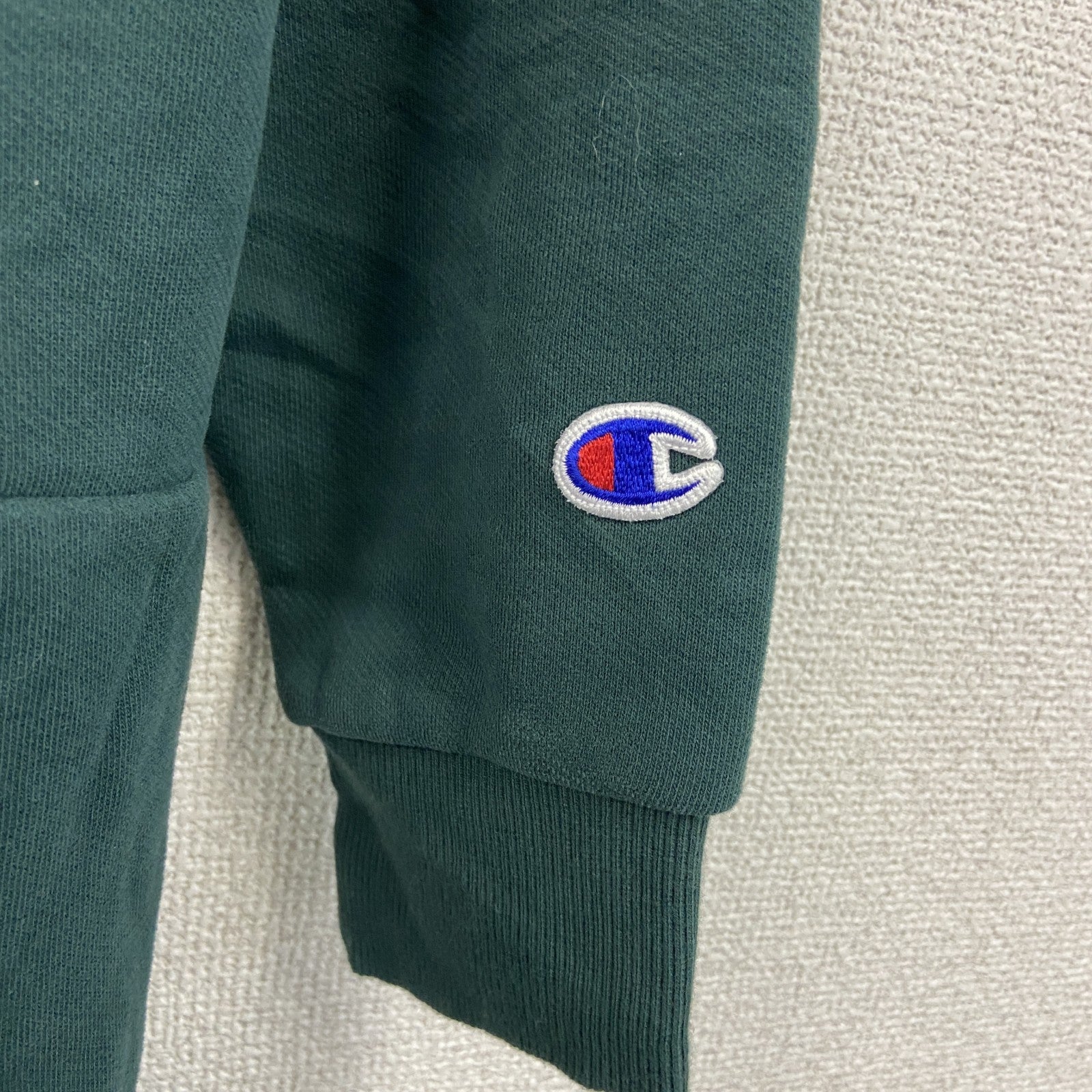 Champion　チャンピオン　スウェットロングワンピース　刺繍ロゴ　ワンポイント　現行　深緑　ディープグリーン　Fサイズ