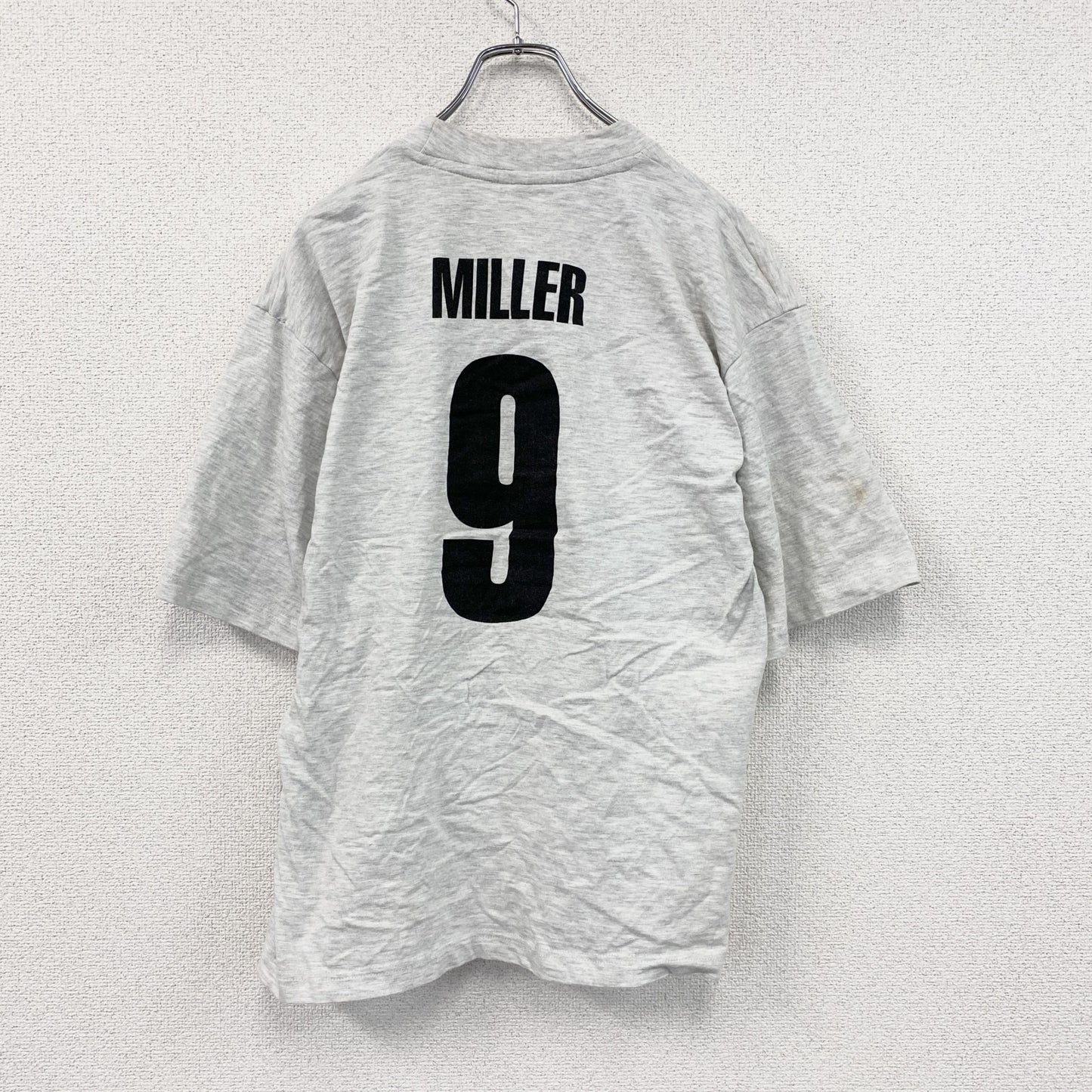 ～00s　XFer　アイスベアレンレーゲンスブルク　半袖Tシャツ　アイスホッケー　ユーロ　霜降りグレー　Lサイズ