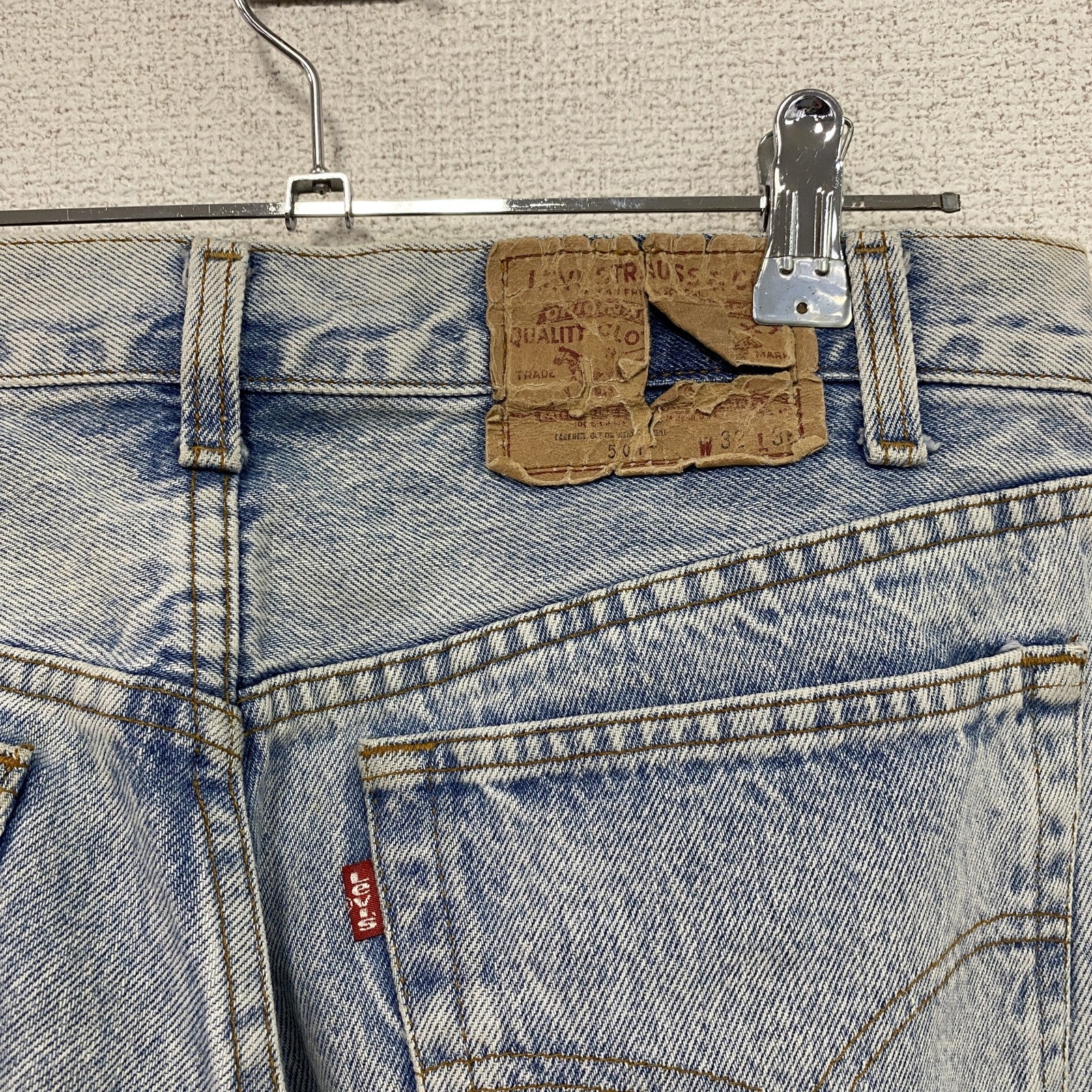 Levi’ｓ　リーバイス　501　デニムパンツ/ジーンズ　ボタンフライ　インディゴ　W32サイズ