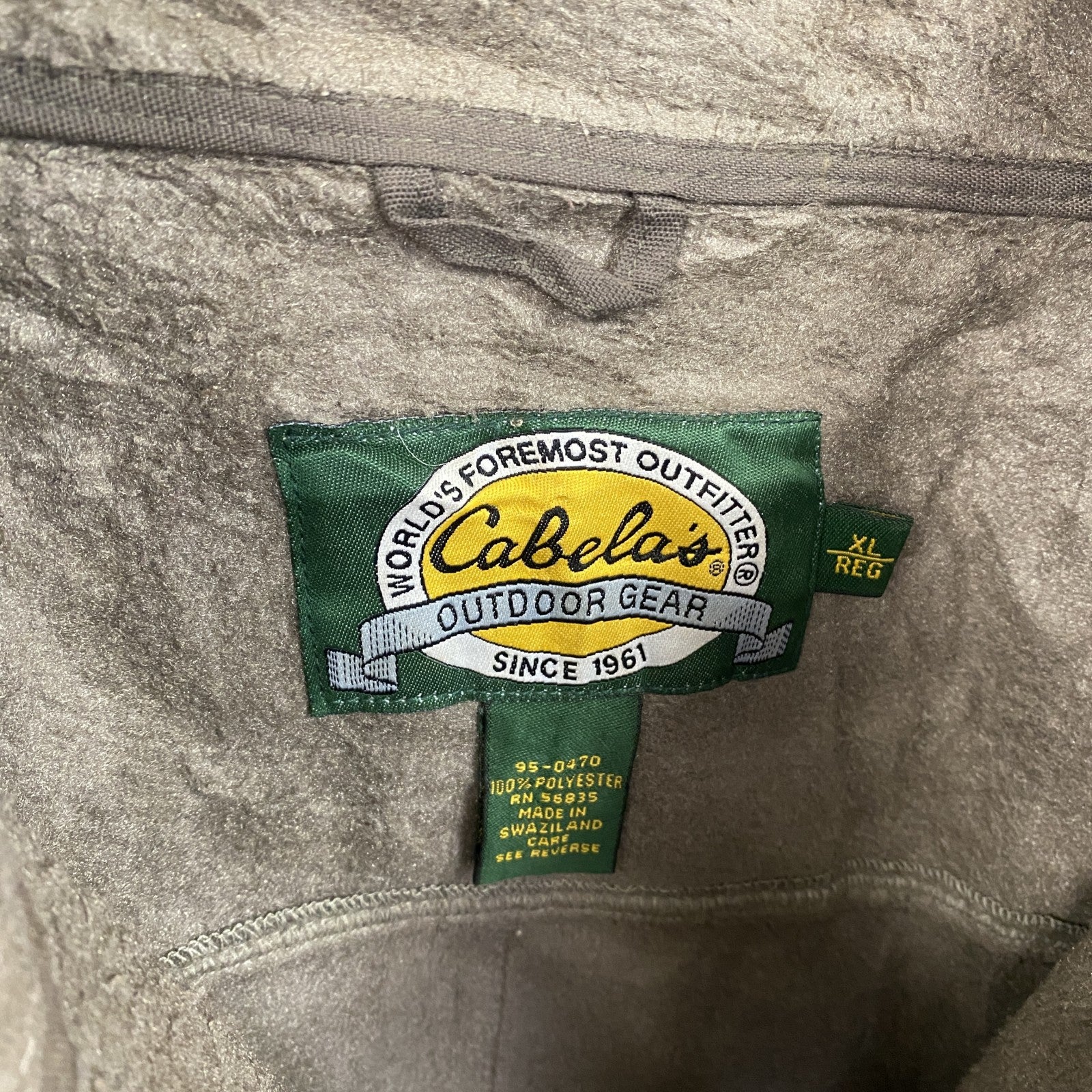 cabela's　カベラス　フリースジャケット　ベージュ　XLサイズ