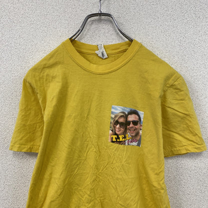 GILDAN　ギルダン　半袖プリントTシャツ　フォトT　黄色　イエロー　Mサイズ