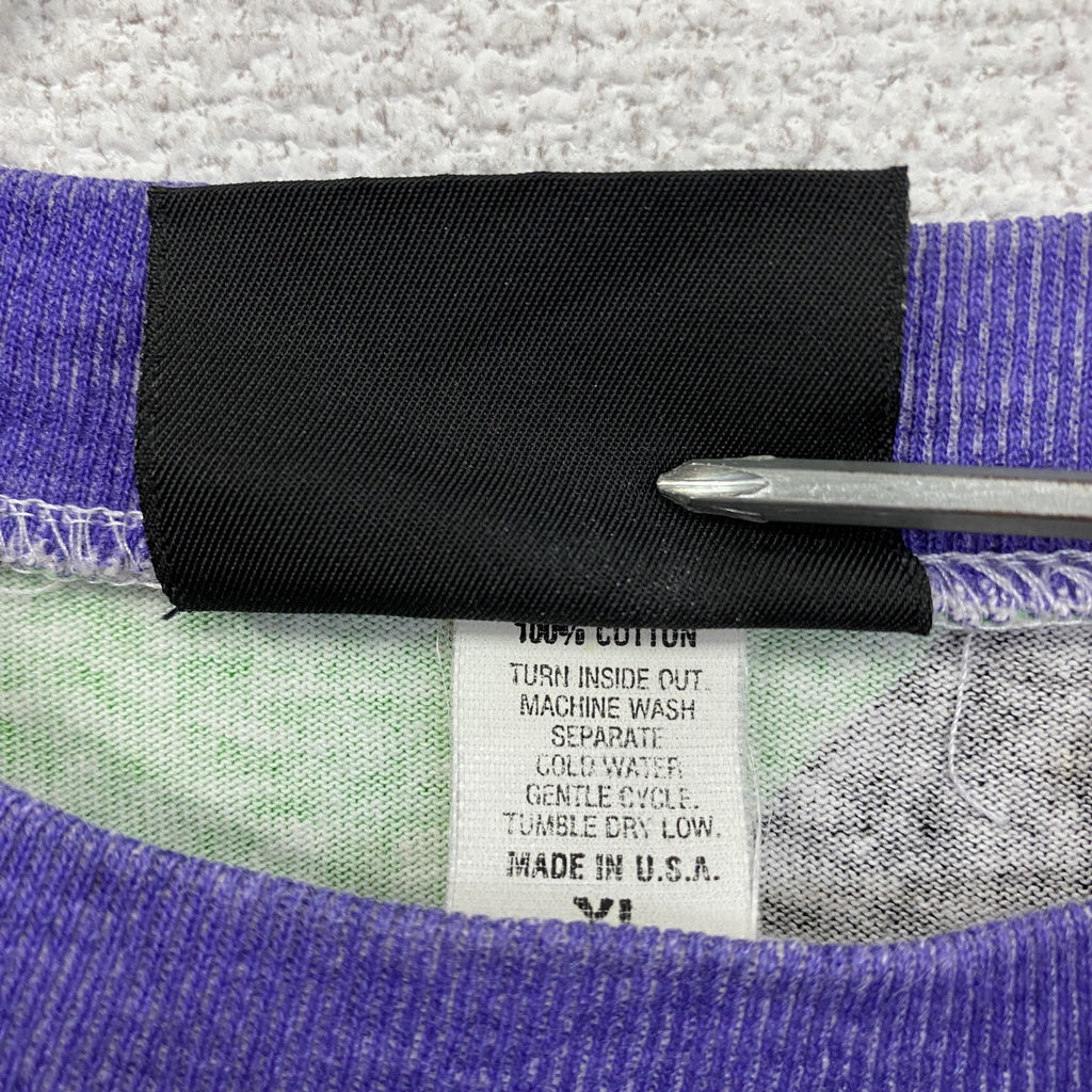 90s～　KOZMiC　半袖プリントTシャツ　両面プリント　全面プリント　ヴィンテージ　マルチカラー　XLサイズ