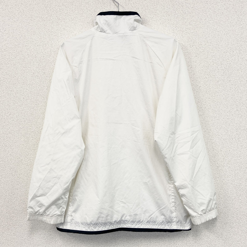 NIKE　ナイキ　フルジップジャケット　スウッシュロゴ　白　ホワイト　Mサイズ
