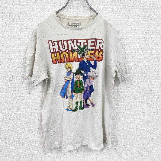 半袖アニメプリントTシャツ　ハンターハンター　白　ホワイト　Mサイズ