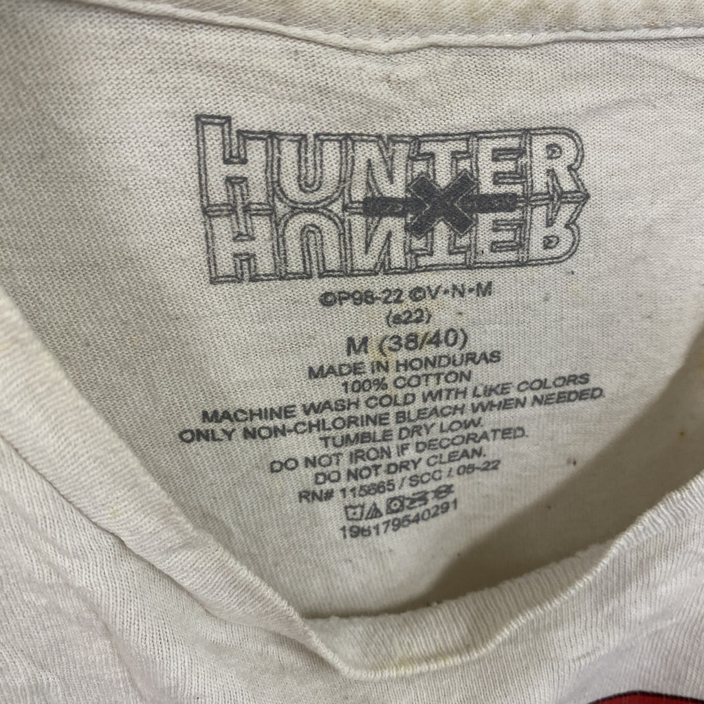半袖アニメプリントTシャツ　ハンターハンター　白　ホワイト　Mサイズ