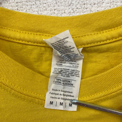 GILDAN　ギルダン　半袖プリントTシャツ　フォトT　黄色　イエロー　Mサイズ
