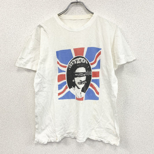 80s～　Sex Pistols　セックスピストルズ　半袖Tシャツ　バンドT　シングルステッチ　白　ホワイト　
