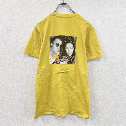 GILDAN　ギルダン　半袖プリントTシャツ　フォトT　黄色　イエロー　Mサイズ