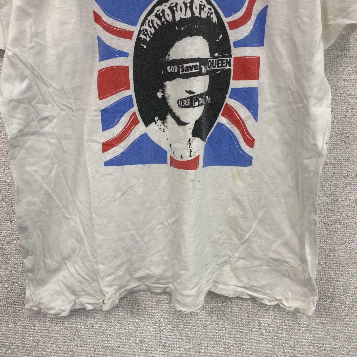 80s～　Sex Pistols　セックスピストルズ　半袖Tシャツ　バンドT　シングルステッチ　白　ホワイト　