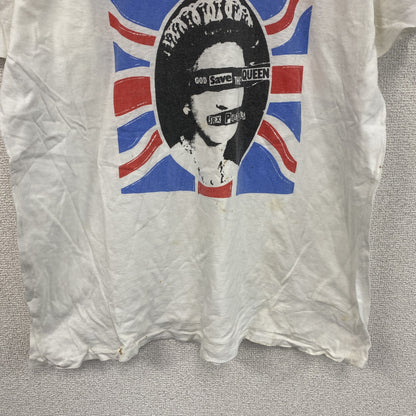 80s～　Sex Pistols　セックスピストルズ　半袖Tシャツ　バンドT　シングルステッチ　白　ホワイト　