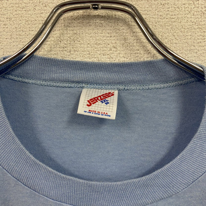 JERZEES　ジャージーズ　半袖プリントTシャツ　シングルステッチ　水色　ライトブルー　2XLサイズ