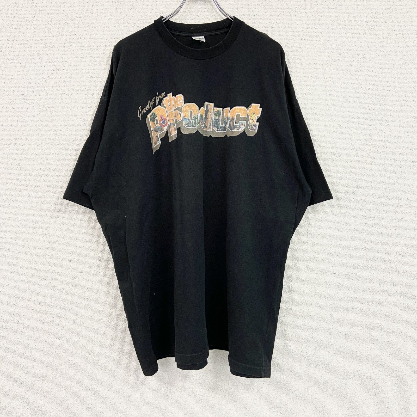 Product HEAVY‐T　半袖プリントTシャツ　デカロゴ　クルーネック　黒　ブラック　2XLサイズ