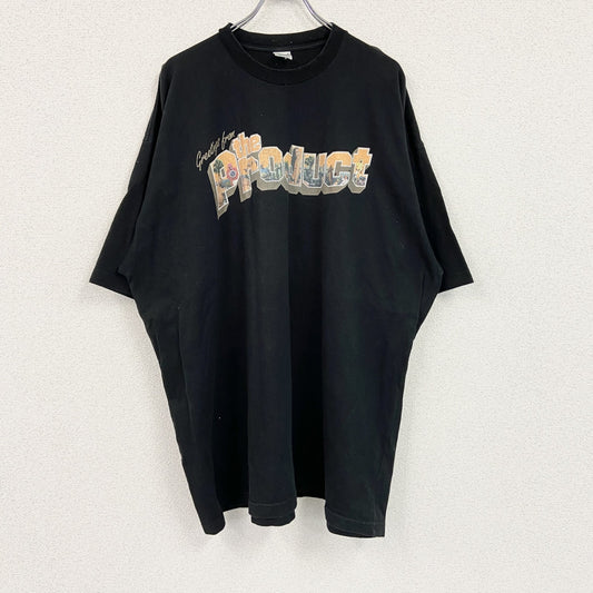Product HEAVY‐T　半袖プリントTシャツ　デカロゴ　クルーネック　黒　ブラック　2XLサイズ