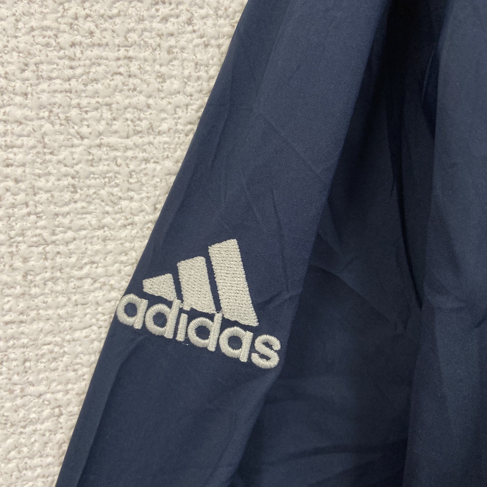 adidas　アディダス　プルオーバージャケット　紺　ネイビー　XLサイズ