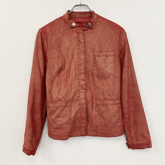 KATHARINE HAMNETT LONDON　キャサリンハムネット　スタンドカラージャケット　3つポケット　赤　レッド　