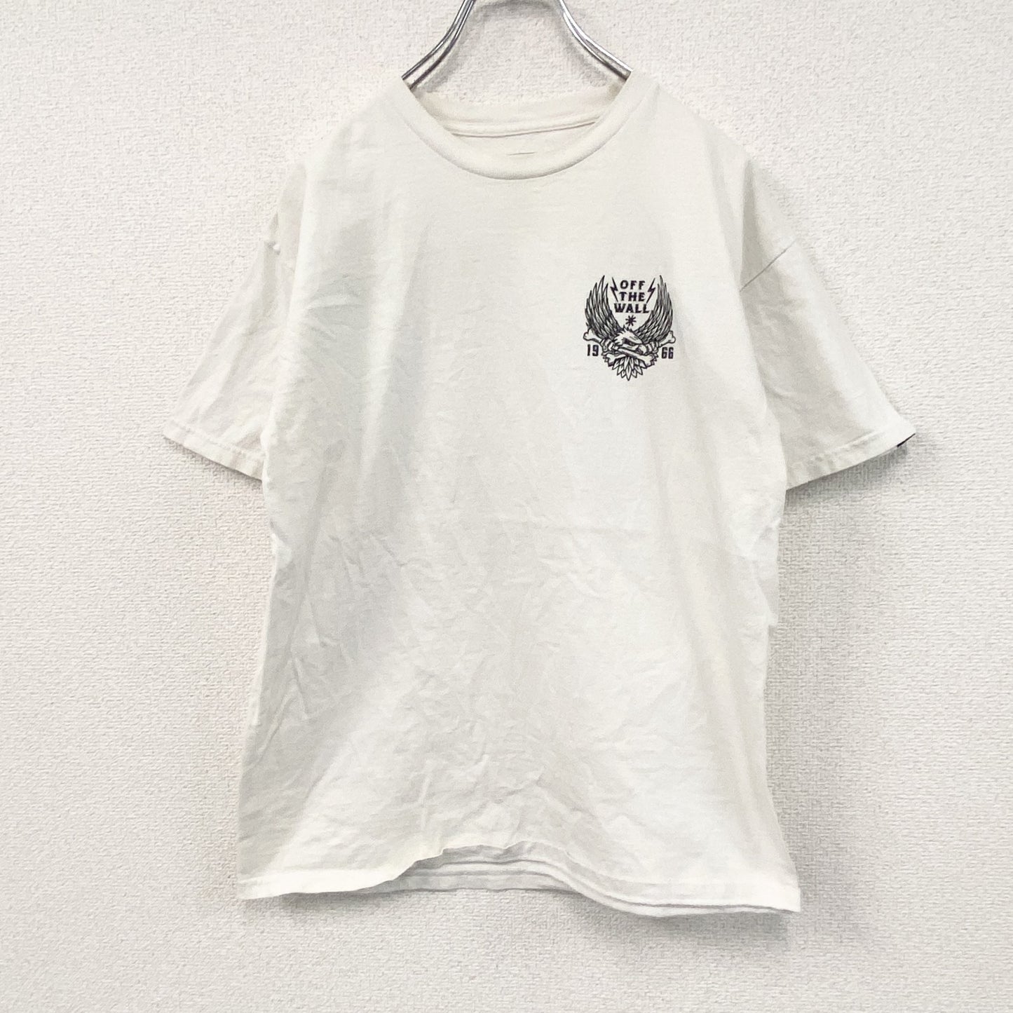 VANS　バンズ　半袖プリントTシャツ　白　ホワイト　Mサイズ
