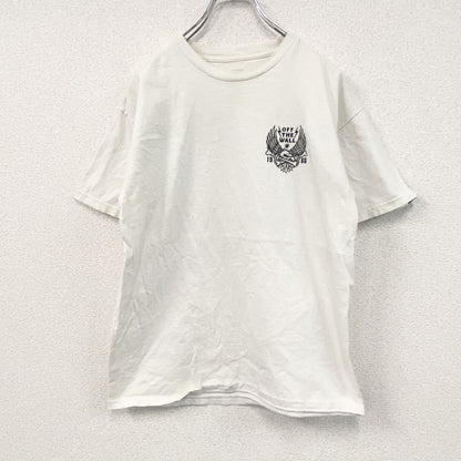VANS　バンズ　半袖プリントTシャツ　白　ホワイト　Mサイズ