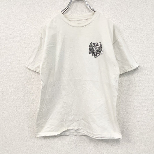 VANS　バンズ　半袖プリントTシャツ　白　ホワイト　Mサイズ