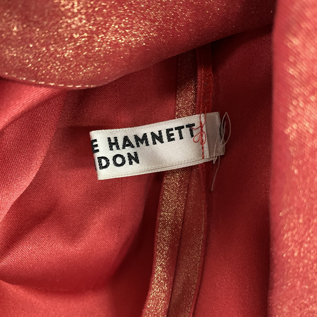 KATHARINE HAMNETT LONDON　キャサリンハムネット　スタンドカラージャケット　3つポケット　赤　レッド　