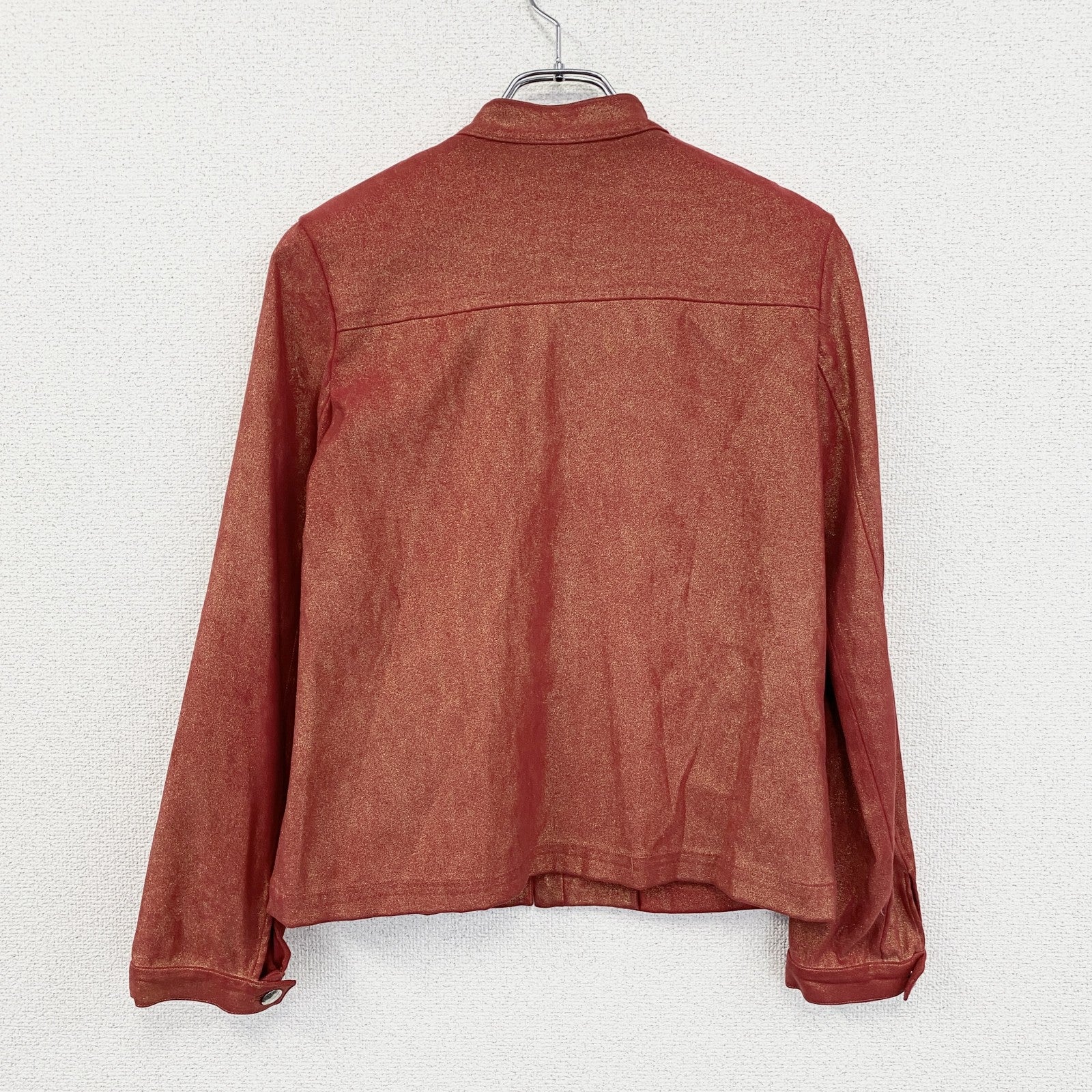 KATHARINE HAMNETT LONDON　キャサリンハムネット　スタンドカラージャケット　3つポケット　赤　レッド　