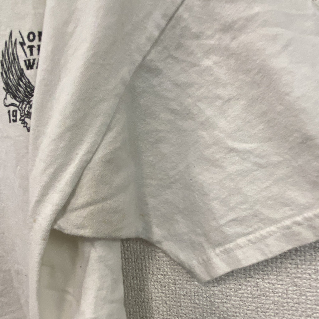 VANS　バンズ　半袖プリントTシャツ　白　ホワイト　Mサイズ