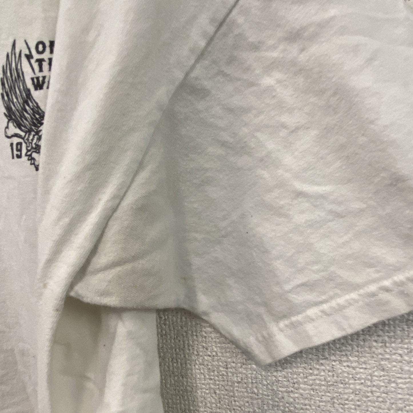 VANS　バンズ　半袖プリントTシャツ　白　ホワイト　Mサイズ