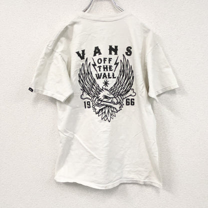 VANS　バンズ　半袖プリントTシャツ　白　ホワイト　Mサイズ