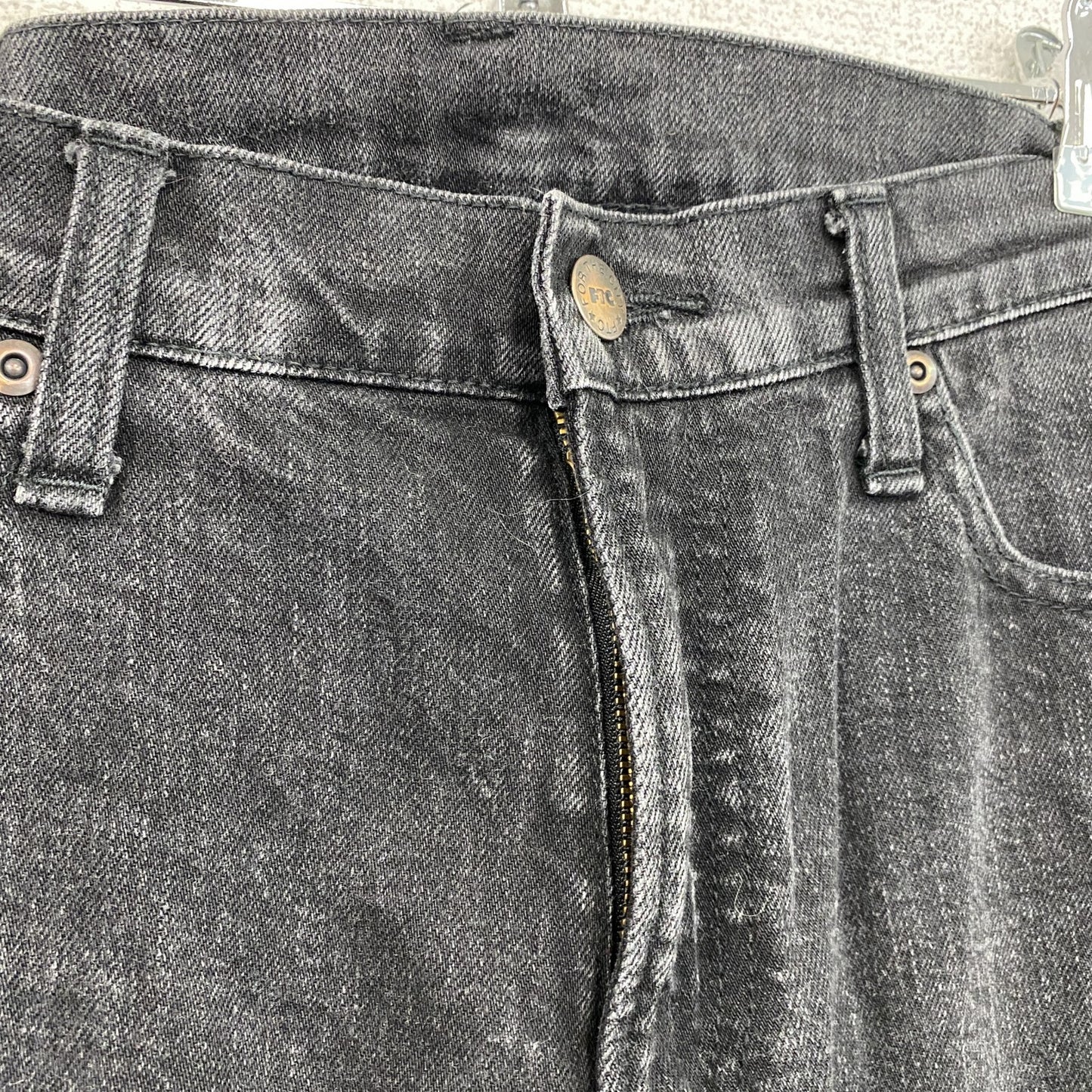 FTC　エフティーシー　デニムパンツ/ジーンズ　ジップフライ　インディゴ染め　黒　ブラック　32サイズ