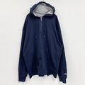 Champion　チャンピオン　ハーフジップスウェットパーカー/フーディー　紺　ネイビー　XXLサイズ