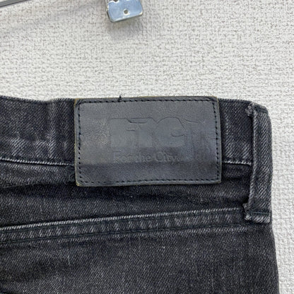 FTC　エフティーシー　デニムパンツ/ジーンズ　ジップフライ　インディゴ染め　黒　ブラック　32サイズ