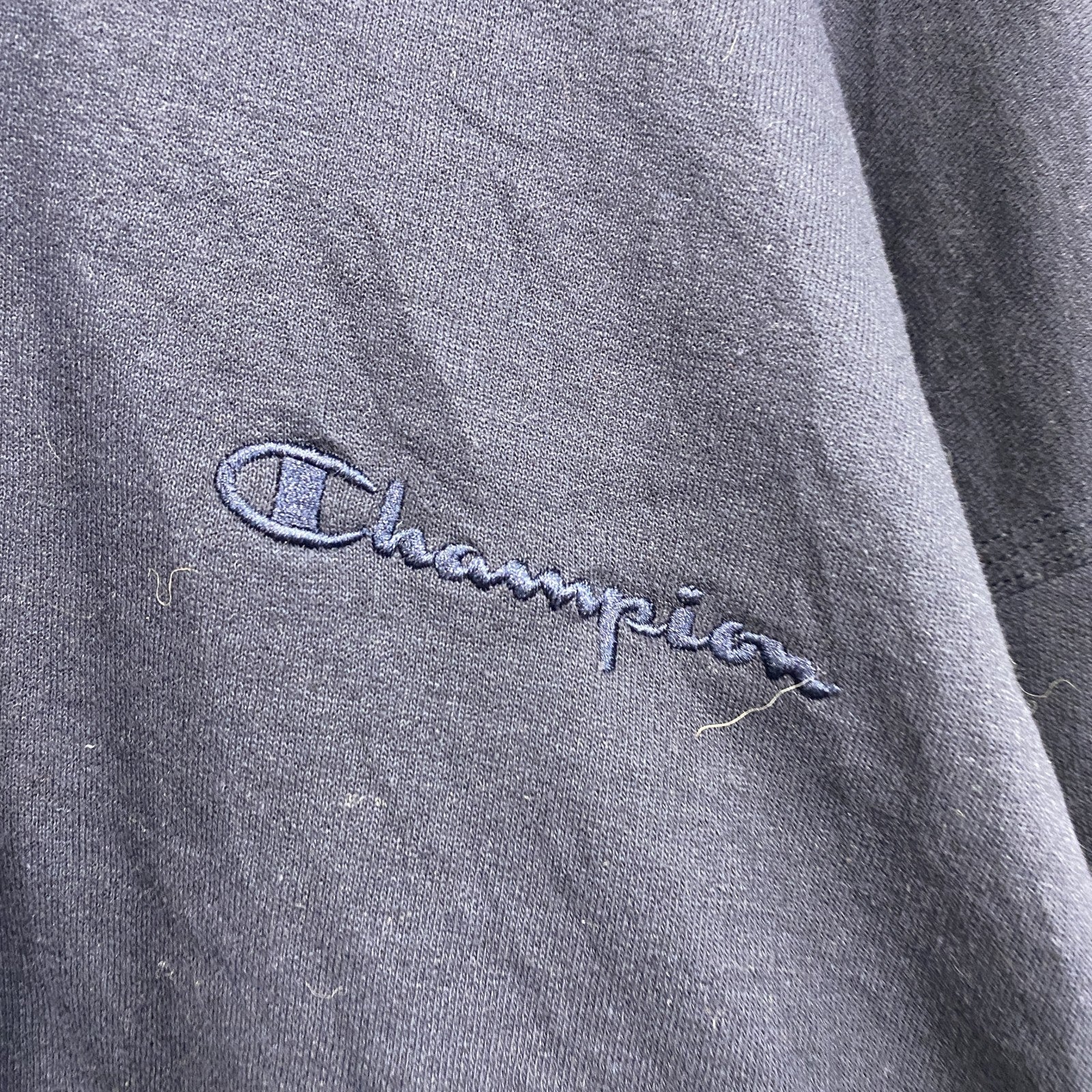 Champion　チャンピオン　ハーフジップスウェットパーカー/フーディー　紺　ネイビー　XXLサイズ
