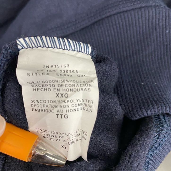 Champion　チャンピオン　ハーフジップスウェットパーカー/フーディー　紺　ネイビー　XXLサイズ
