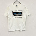 SINGAPORE NIGHT SAFARI　シンガポール ナイトサファリ　半袖プリントTシャツ　サファリパーク　ホワイト　Mサイズ
