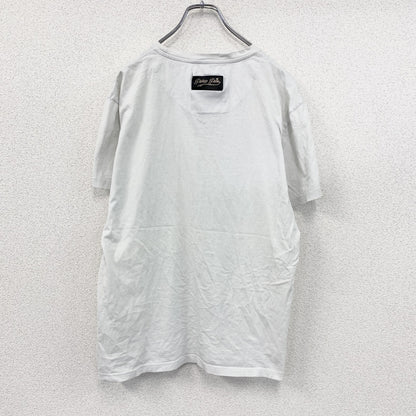 Philipp Plein　フィリッププレイン　半袖プリントTシャツ　骸骨　スカル　白　ホワイト　2XLサイズ