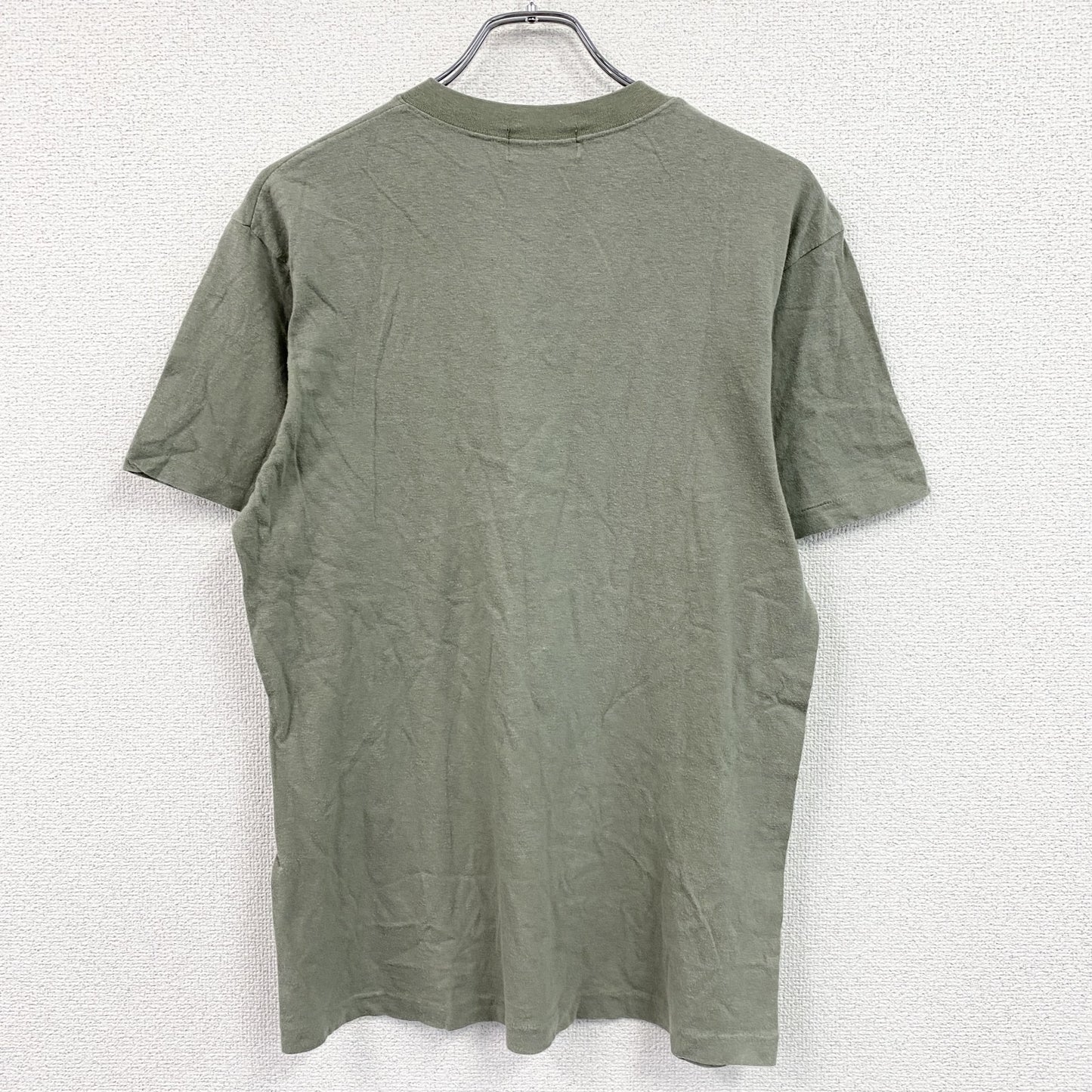 MICHIKO LONDON　ミチコロンドン　半袖プリントTシャツ　シングルステッチ　カーキ　Lサイズ　