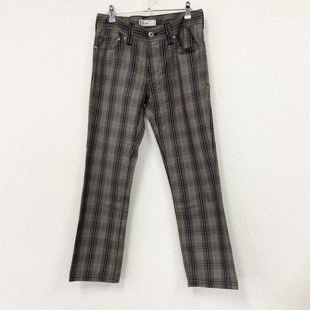 Levi’s　リーバイス　511　チェック柄スキニーパンツ　グレー　W32