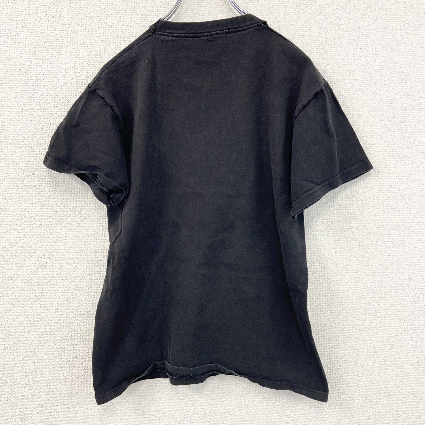 FRUIT OF THE LOOM　フルーツオブザルーム　半袖プリントTシャツ　FICKEN　黒　ブラック　Mサイズ