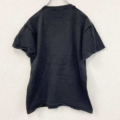 FRUIT OF THE LOOM　フルーツオブザルーム　半袖プリントTシャツ　FICKEN　黒　ブラック　Mサイズ