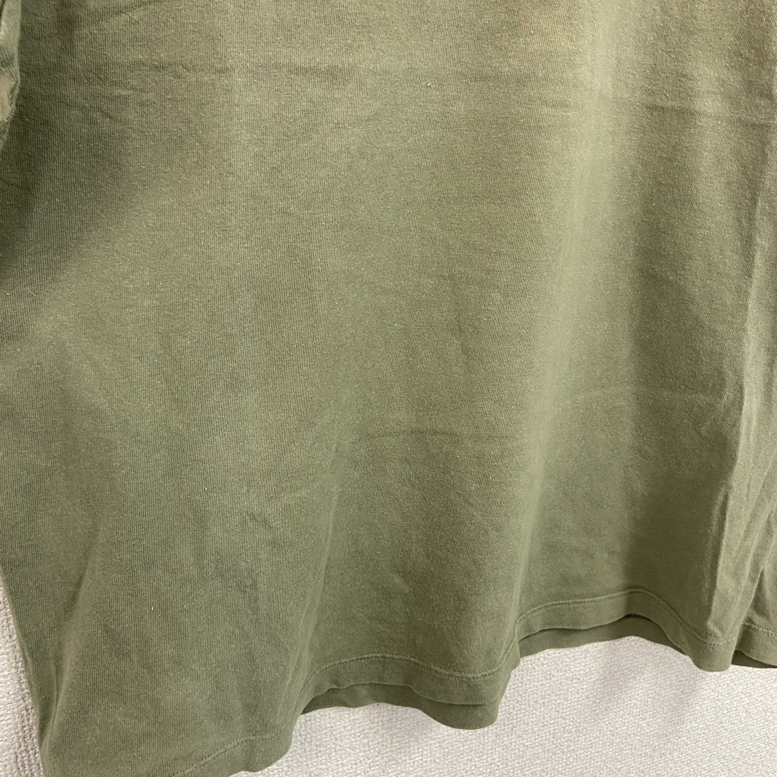 90s～　O'NEILL　オニール　半袖プリントTシャツ　フェード　両面プリント　クルーネック　ヴィンテージ　カーキ　Lサイズ