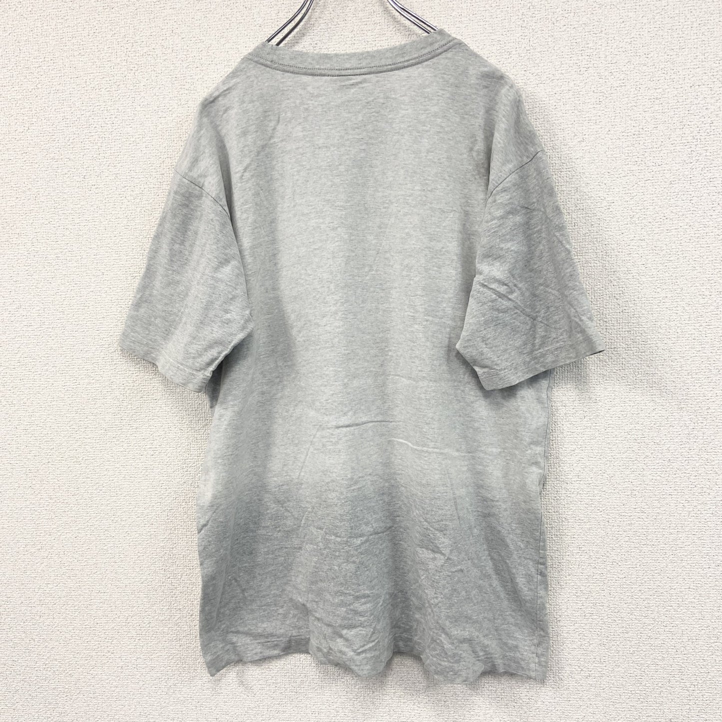 THE NORTH FACE　ザ・ノースフェイス　半袖プリントTシャツ　デカロゴ　灰色　グレー　XLサイズ