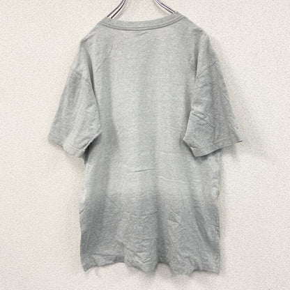 THE NORTH FACE　ザ・ノースフェイス　半袖プリントTシャツ　デカロゴ　灰色　グレー　XLサイズ