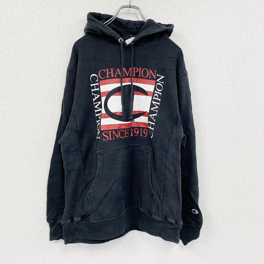 Champion　チャンピオン　リバースウィーブ　スウェットパーカー/フーディー　黒　ブラック　Mサイズ