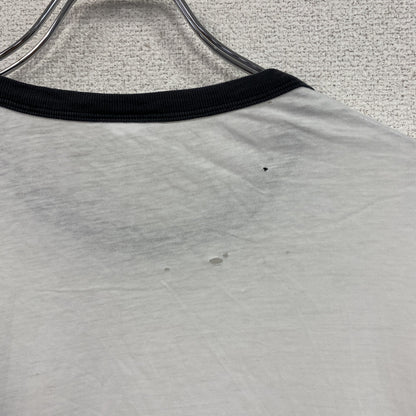 NIKE　ナイキ　半袖プリントTシャツ　リンガーT　白　ホワイト