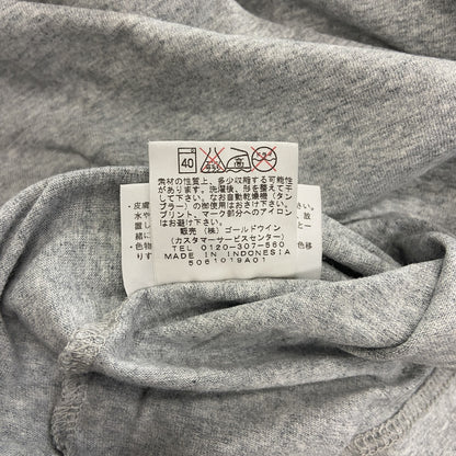 THE NORTH FACE　ザ・ノースフェイス　半袖プリントTシャツ　デカロゴ　灰色　グレー　XLサイズ