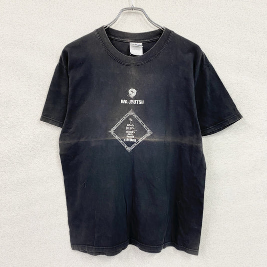 GILDAN　ギルダン　木村政彦　半袖プリントTシャツ　黒　ブラック　Mサイズ