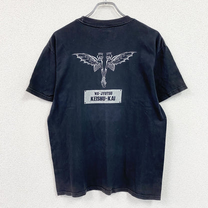 GILDAN　ギルダン　木村政彦　半袖プリントTシャツ　黒　ブラック　Mサイズ