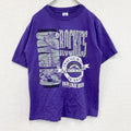 ～90s　LOGO7　ロッキーズ　半袖プリントTシャツ　ヴィンテージ　シングルステッチ　紫　パープル　Mサイズ